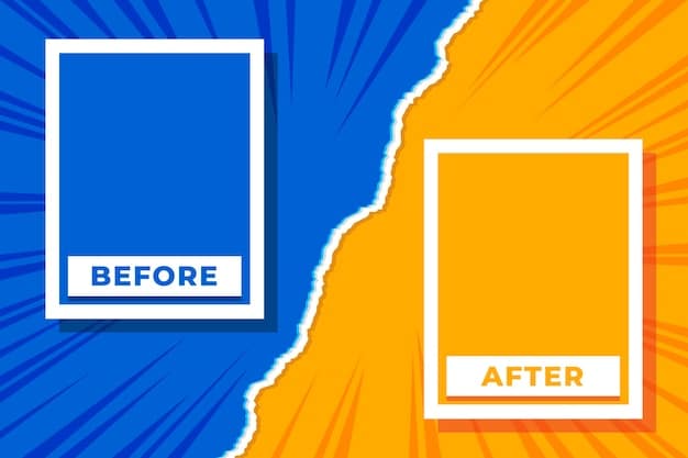 A split-screen showcasing 