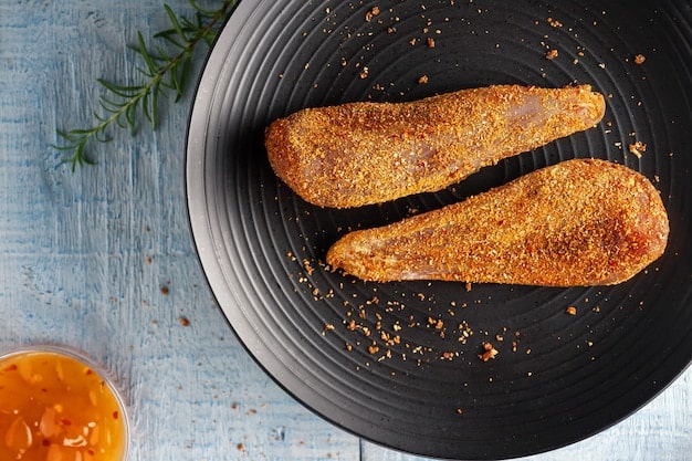 A close-up shot of crispy air fryer chicken tenders, seasoned with paprika and garlic powder, served on a plate with a side of honey mustard dipping sauce. A child's hand is reaching for a tender, emphasizing family appeal.