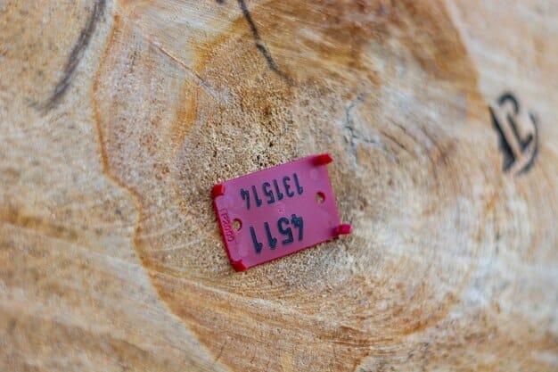 A close-up of an IPPC stamp on a wooden pallet, clearly showing the 