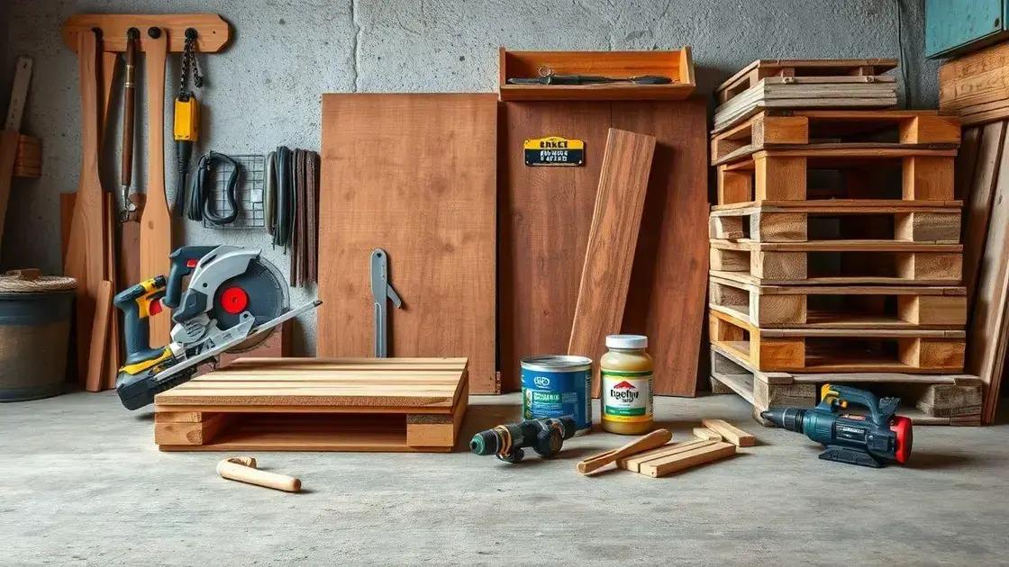 Essential tools and materials for your projects