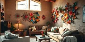 DIY wall art with recycled materials: unleash your creativity