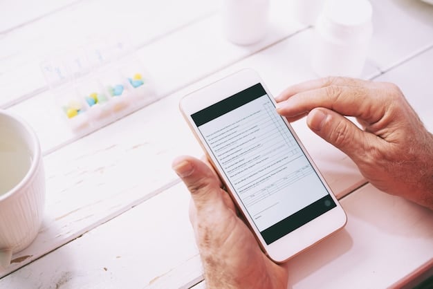 A smartphone displaying a contact list app. The list includes entries like 