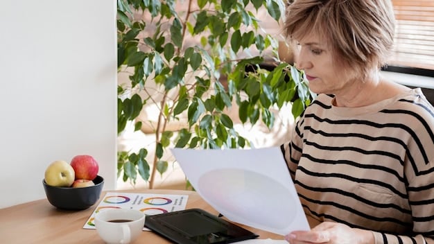 A person reviewing financial documents with a calculator on the desk, symbolizing the calculation of income for special needs benefits eligibility.