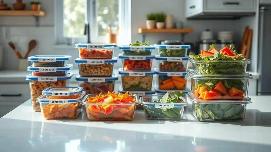 Storing and reusing meals without waste