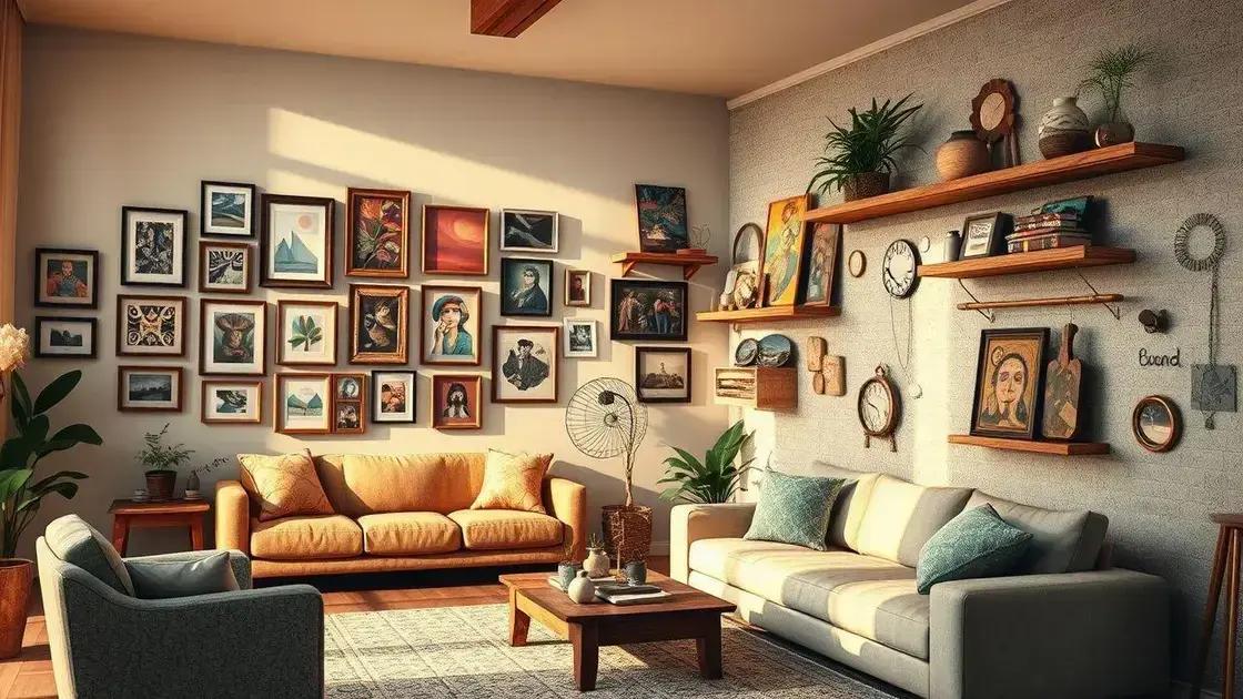 Tips for displaying your recycled wall art