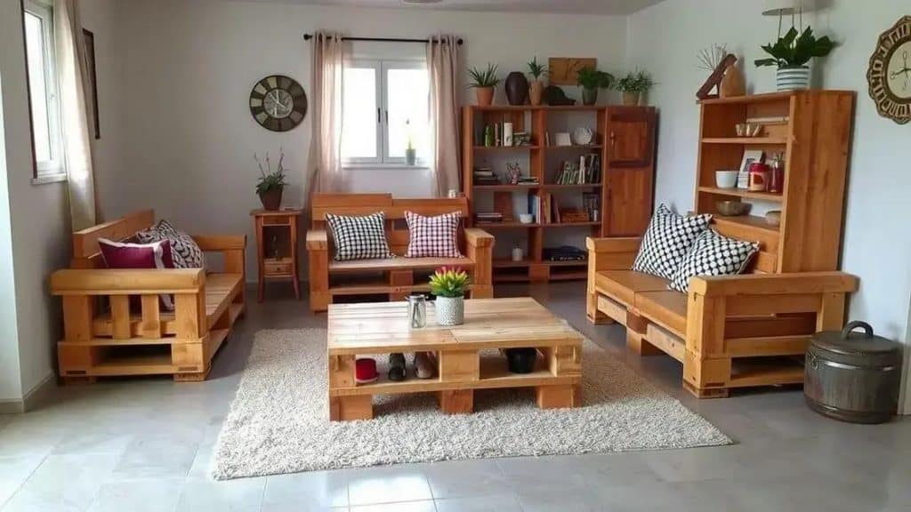 Upcycled furniture projects using pallets that inspire creativity