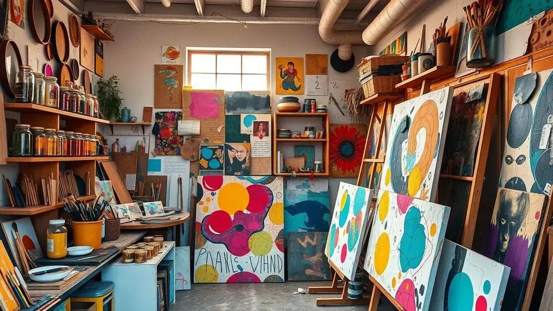 Creative techniques for making wall art