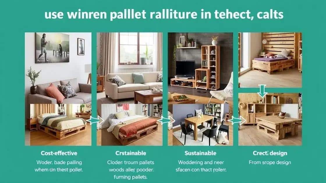 Benefits of using pallets in furniture projects