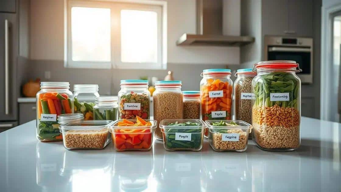 Tips for meal prep and planning