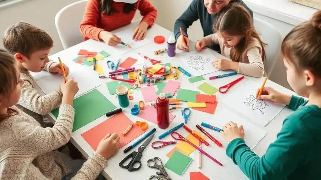 Simple materials for holiday crafting