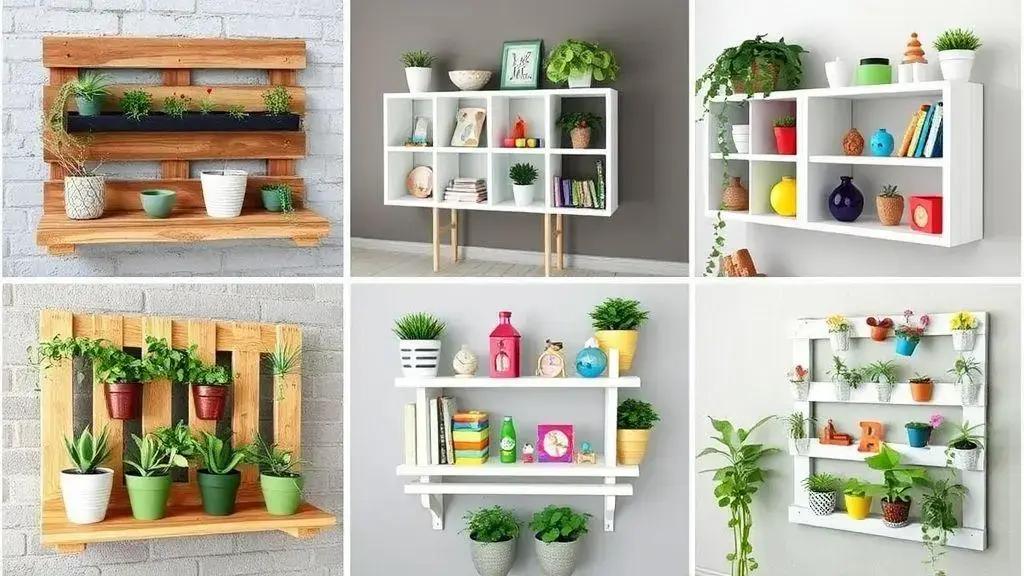 Creative ideas for pallet shelf designs