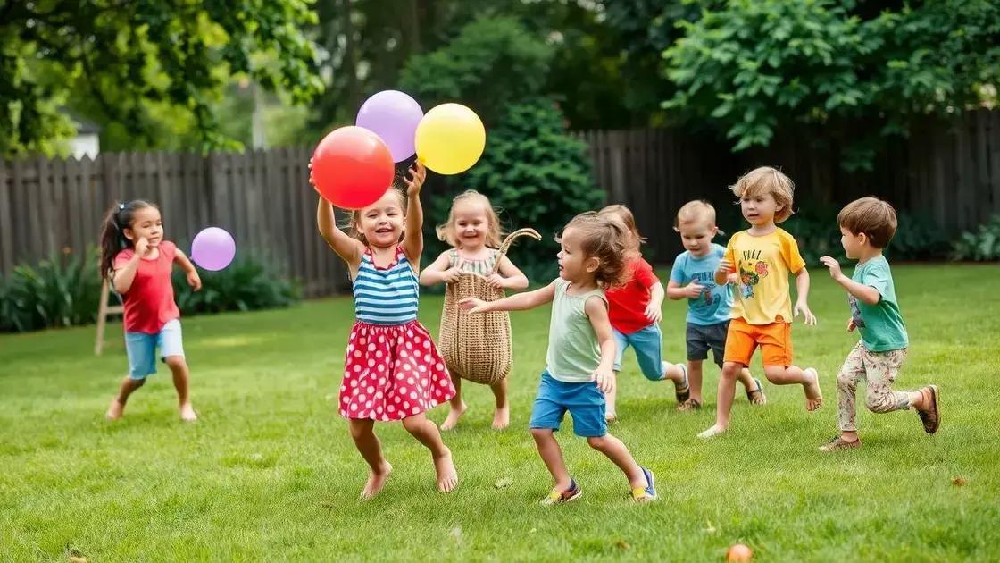 Creative camping games for kids