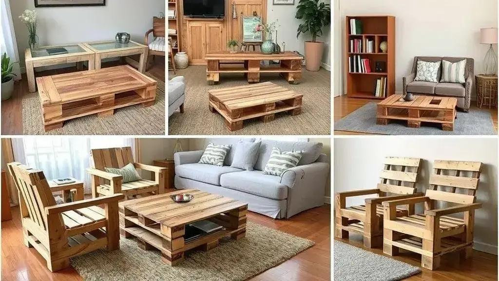 Upcycled furniture projects using pallets: transform your space