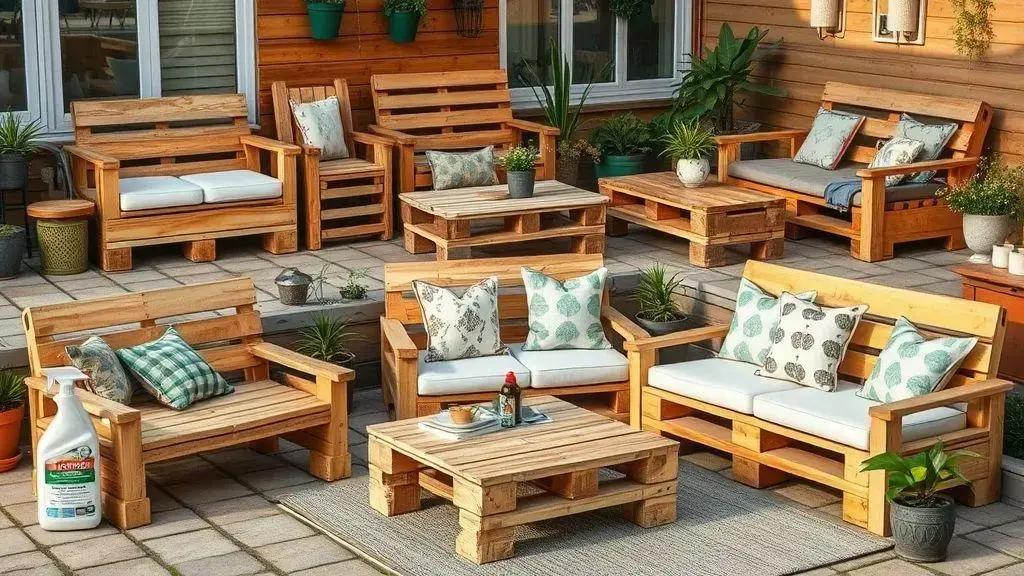 Tips for maintaining and enhancing pallet furniture