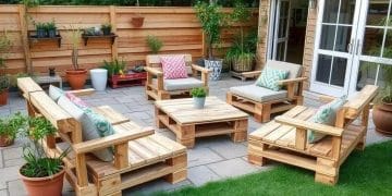 Upcycled furniture projects using pallets for your home