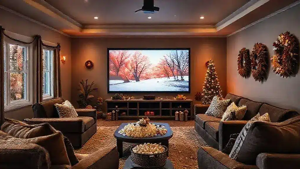 Family movie night themes by season: creative ideas