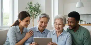 2026 Caregiver Tax Credits: Save Up to $4,000 Annually Family reviewing financial documents and discussing caregiver tax credits