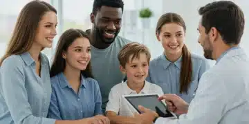 Diverse family discussing health with doctor in 2026
