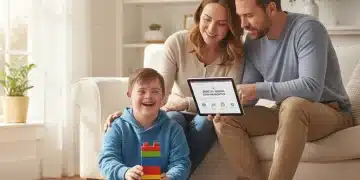 Family reviewing Medicaid waiver information for special needs child in 2026