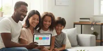 Family reviewing 2026 ACA health plan options on a tablet
