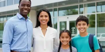 Family Vaccinations 2026: US Parents' Essential Guide Happy family discussing vaccination schedule with their doctor in 2026