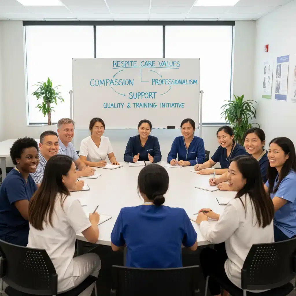 Professional caregivers in training, emphasizing quality and compassion