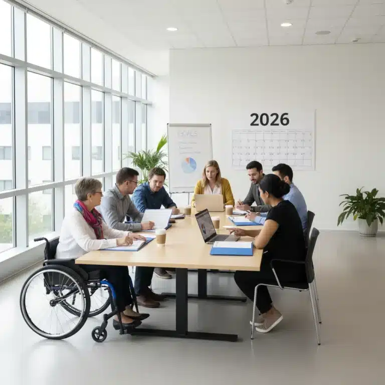 People discussing SSI and SSDI updates for 2026, disability benefits